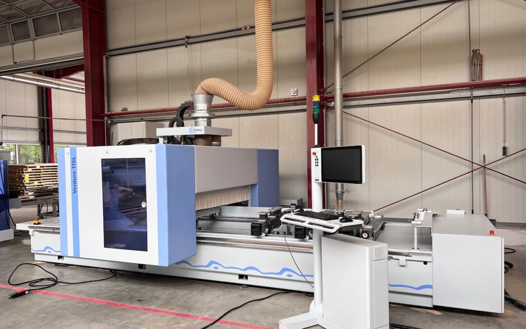 CNC 5-cio osiowe centrum obrobcze Homag, Model: BMG 110/VENTURE 115L rok produkcji.: 2017